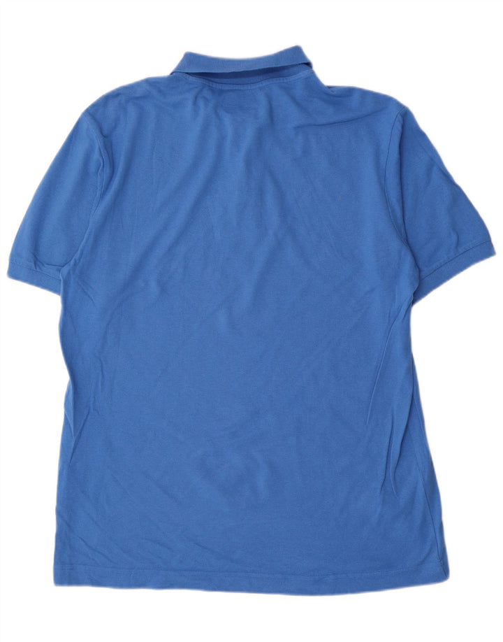 Polo Kappa Hombre Grande Azul Algodón