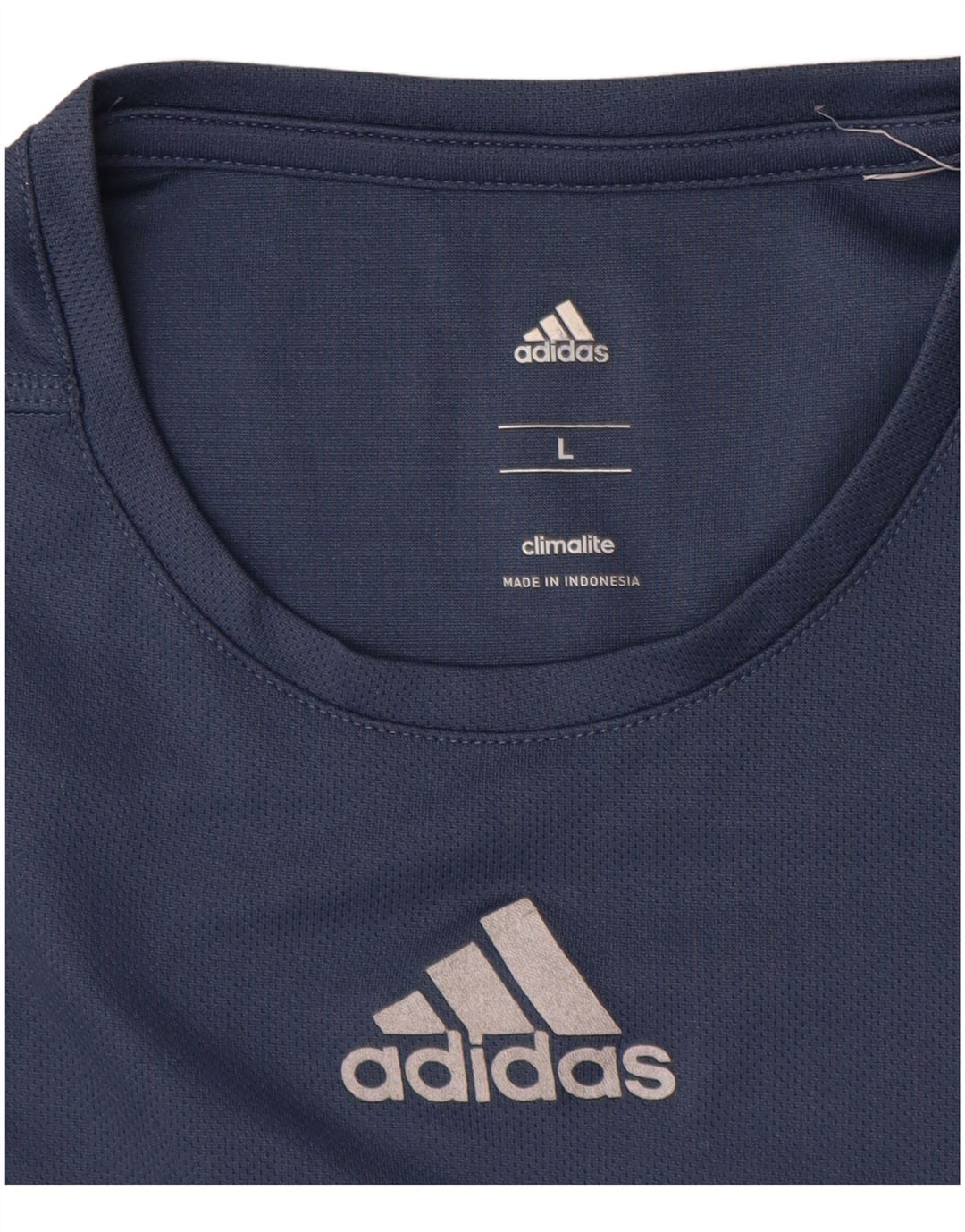 Adidas Mens Climalite Camiseta Top Grande Azul Marino