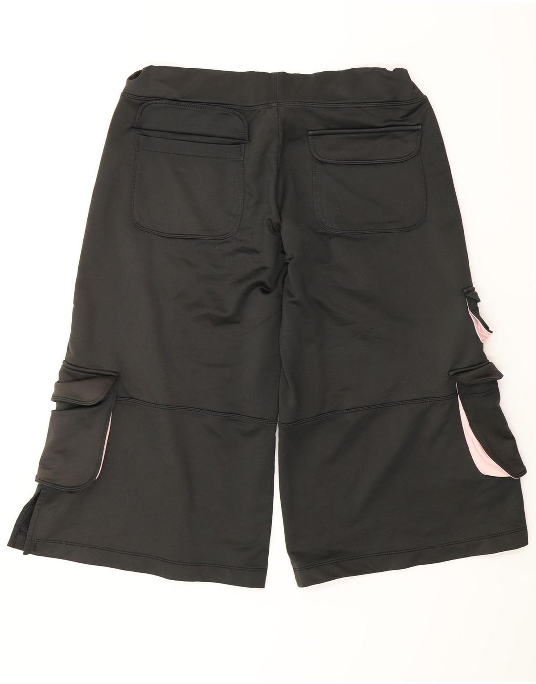 NIKE Bermudas deportivas para mujer US 4/6 pequeño poliéster negro