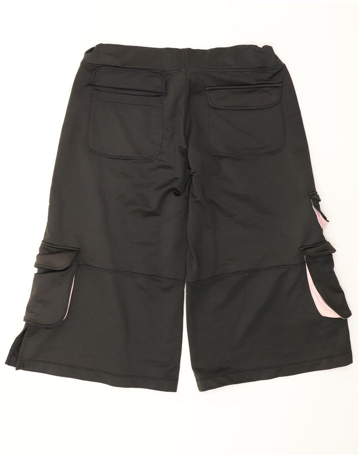 NIKE Bermudas deportivas para mujer US 4/6 pequeño poliéster negro