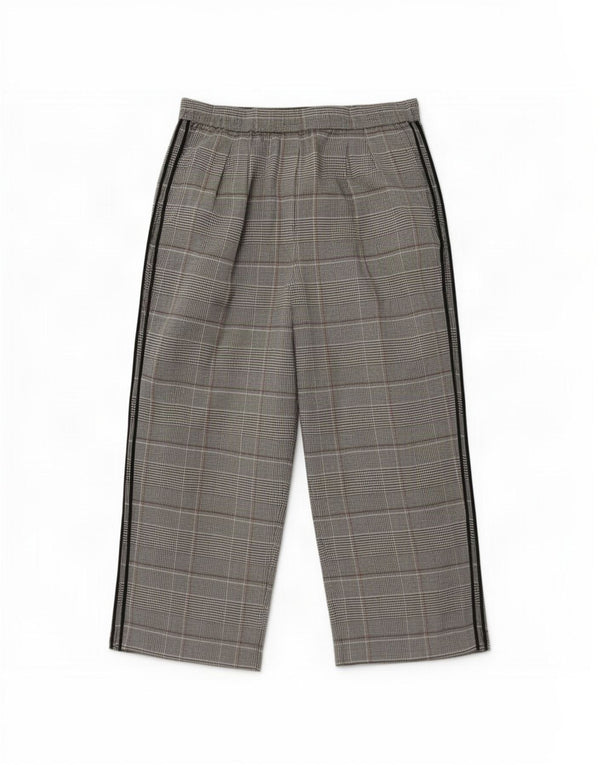 Marks & Spencer Pantalones Casuales para Mujer UK 20 2XL W40 L29 Black Houndstooth