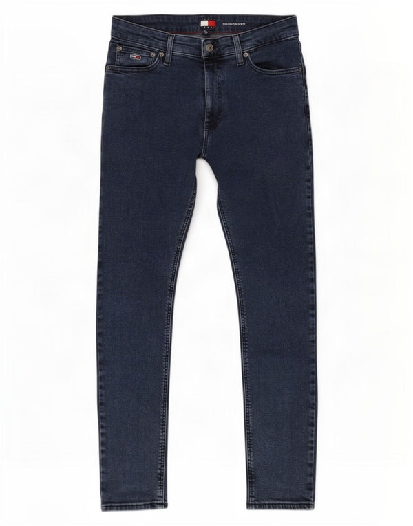 Tommy Hilfiger Vaqueros pitillo Simon para hombre W30 L32 Azul marino
