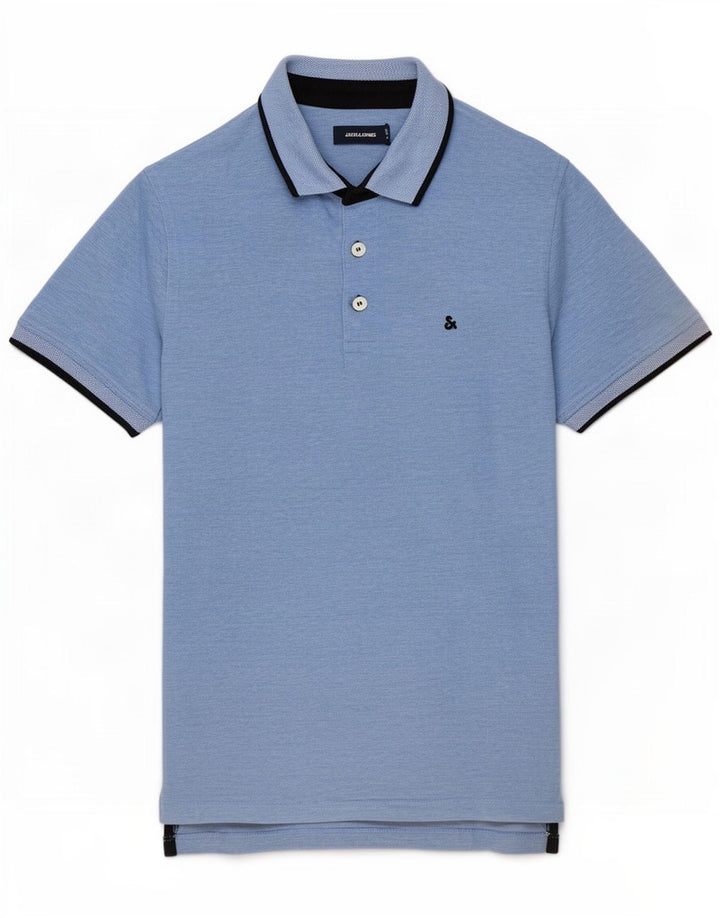 Polo Jack & Jones Hombre Algodón Azul Medio