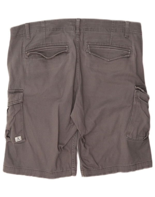 Jack & Jones Pantalón Corto Cargo Regular para Hombre Grande W36 Algodón Gris