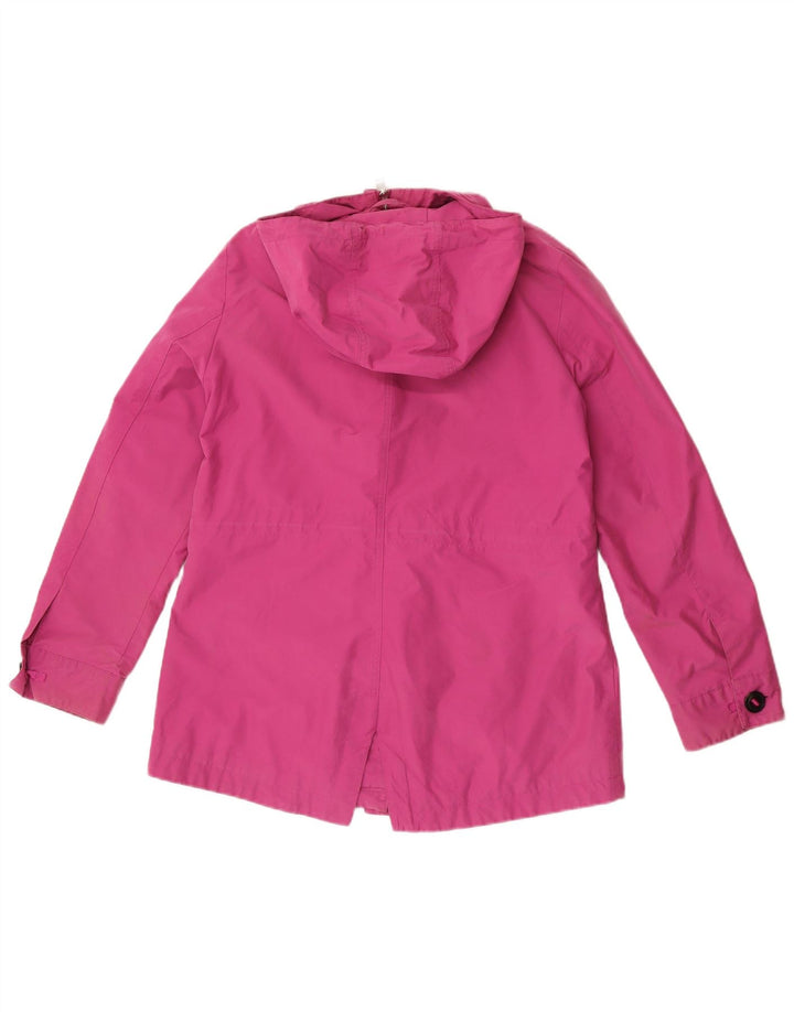 Marks & Spencer Chaqueta utilitaria con capucha para mujer UK 12 Algodón rosa medio