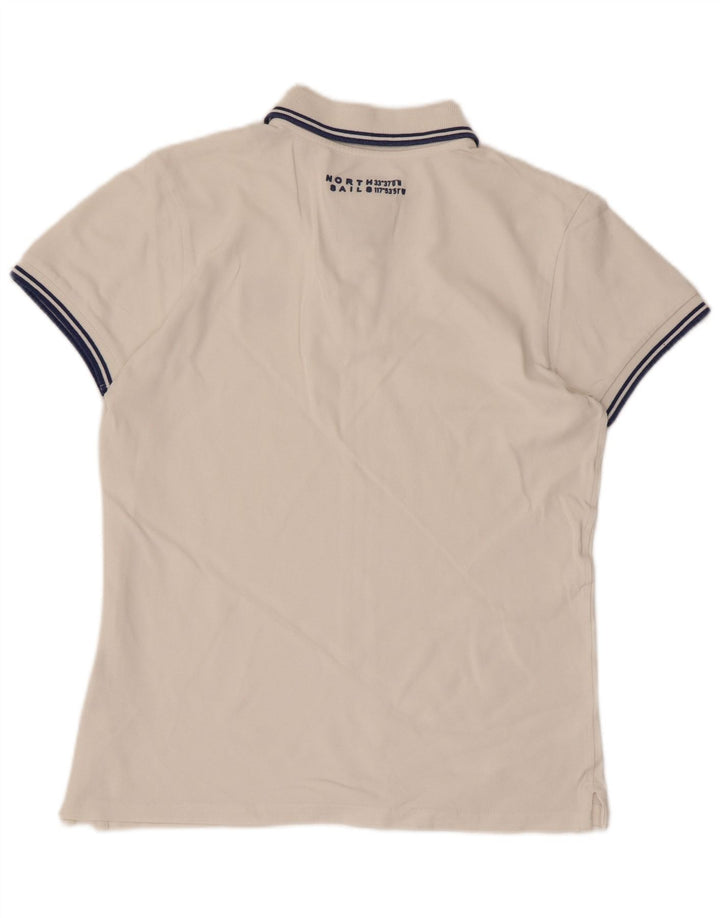 NORTH SAILS Polo Hombre Pequeño Algodón Blanco
