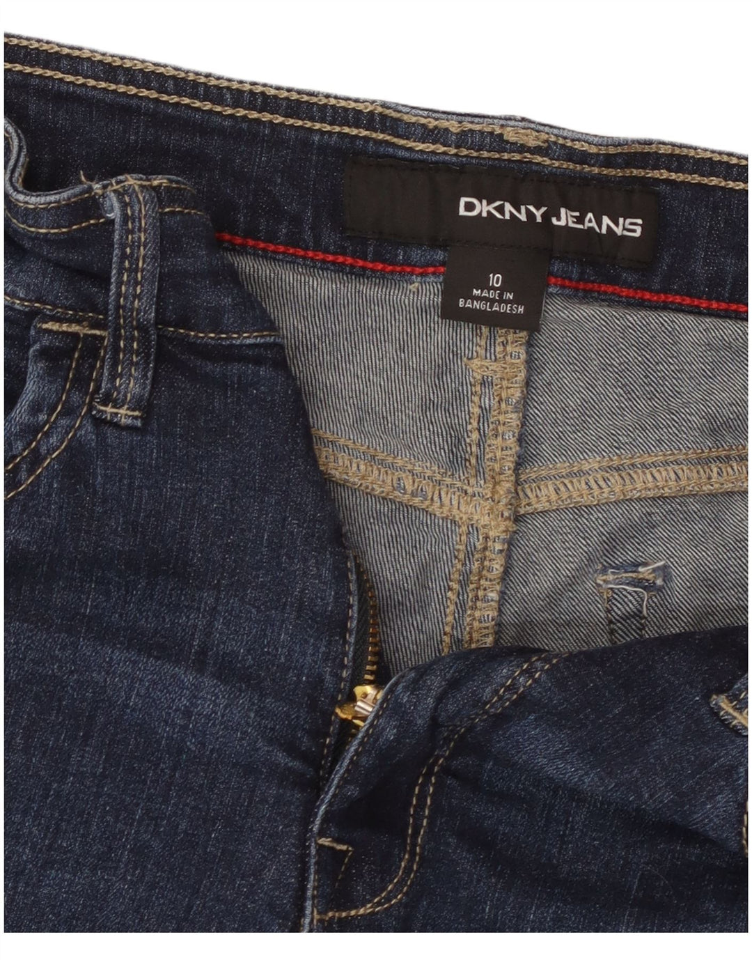 DKNY Pantalones cortos de mezclilla para mujer US 10 grande W30 algodón azul