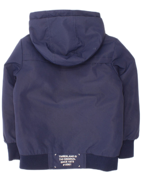 Timberland Chaqueta Acolchada Con Capucha Niño 4-5 Años Azul Marino Poliéster