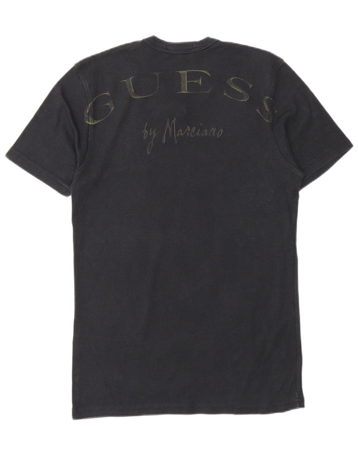 GUESS BY MARCIANO Camiseta gráfica para hombre Top Small Black Cotton