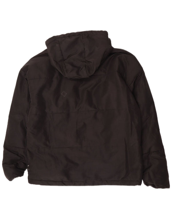 Chaqueta cortavientos con capucha para mujer Ellesse UK 40 Small Black Sports