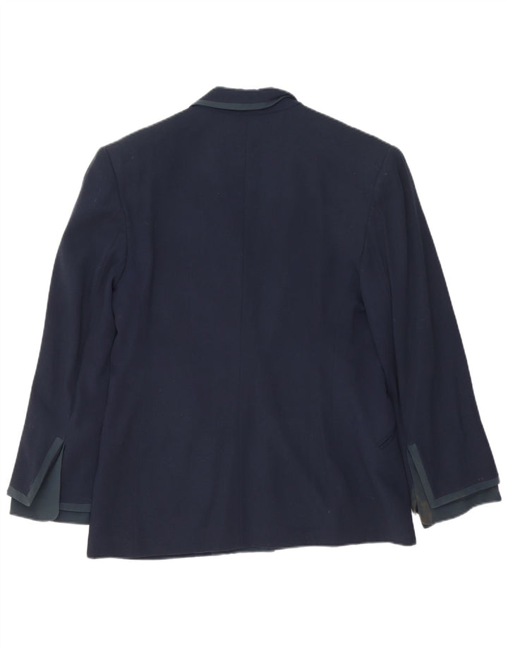 Ferre Chaqueta tipo blazer con 1 botón para mujer UK 46 Grande Azul marino