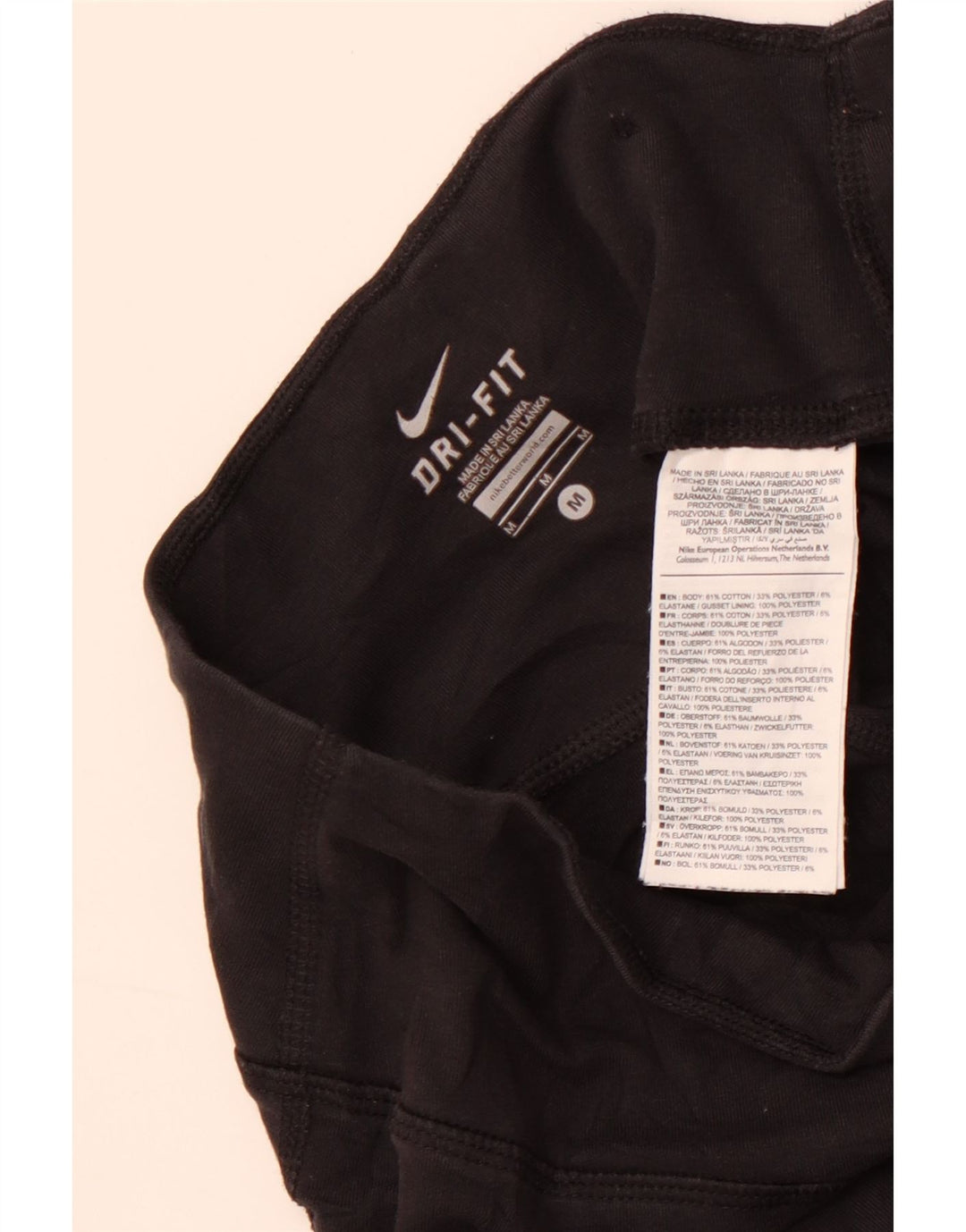 Nike Dri Fit - Pantalones de chándal para mujer (talla M), color negro