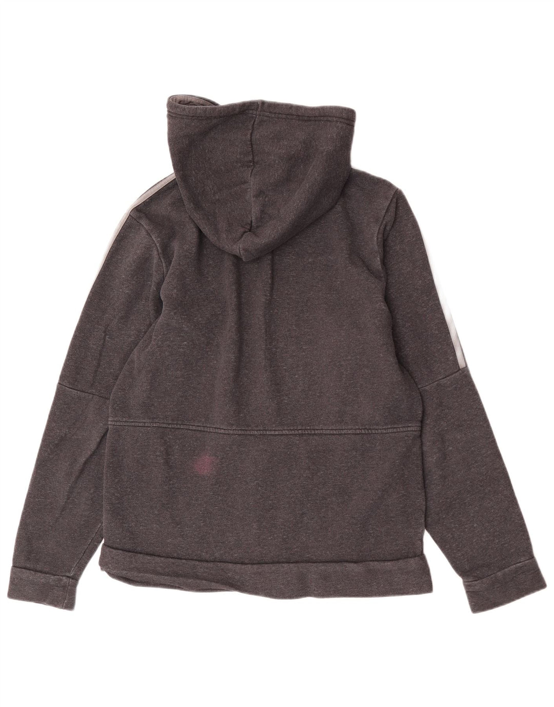 Adidas - Sudadera con capucha y cremallera para hombre, algodón gris medio