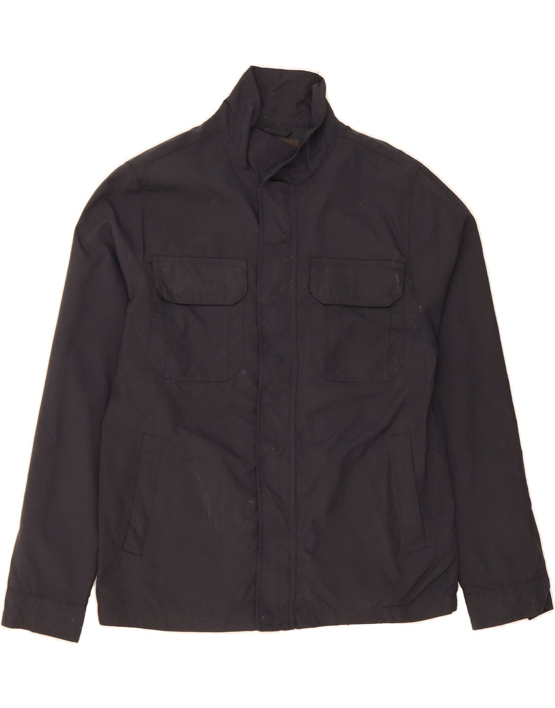 FRENCH CONNECTION Mens Utility Jacket UK 38 Medium Navy Blue Polyamide Vintage French Connection and Second-Hand French Connection from Messina Hembry 