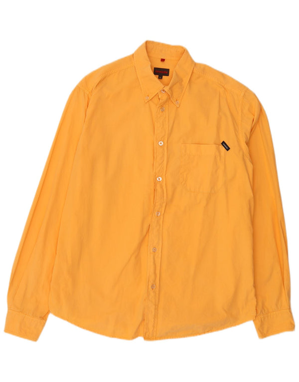 Camisa Invicta Hombre Grande Naranja Algodón