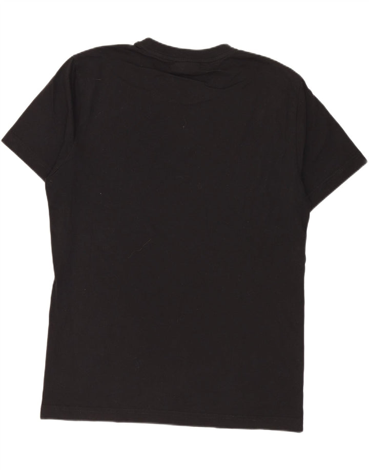 CALVIN KLEIN Camiseta gráfica para hombre Top Grande Negro