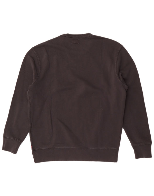 Levi's Sudadera gráfica para mujer Jumper UK 44 Algodón negro mediano