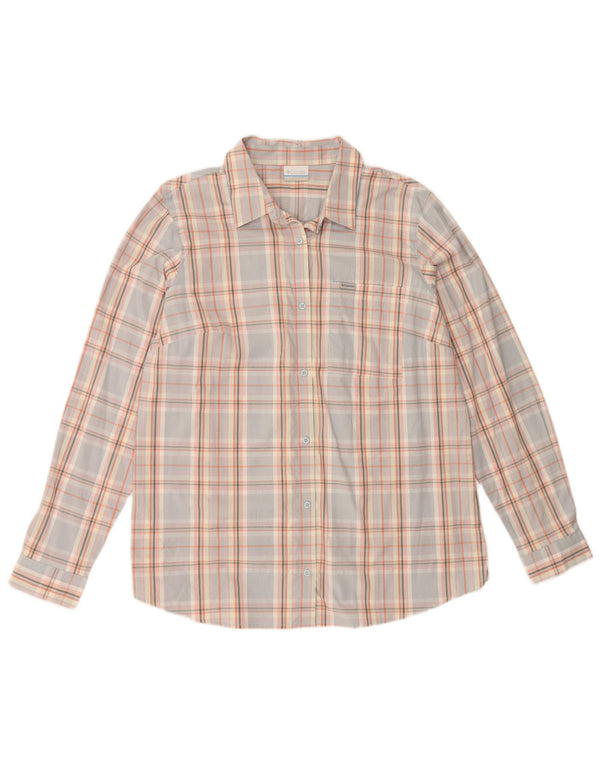 Camisa COLUMBIA para mujer ES 40 XL Algodón a cuadros multicolor