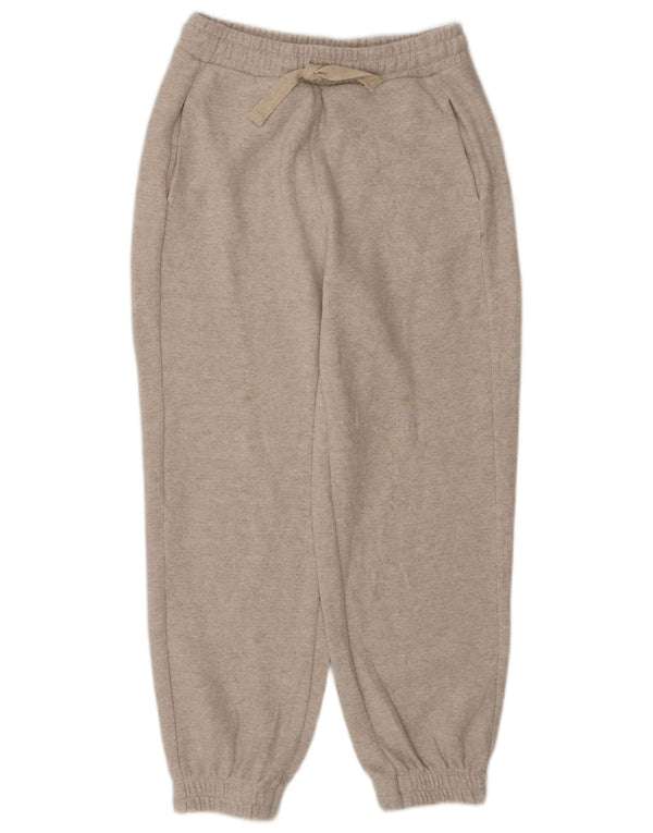 Zara Mujer Pantalones De Chándal Holgados Joggers UK 8 Small Beige Poliéster