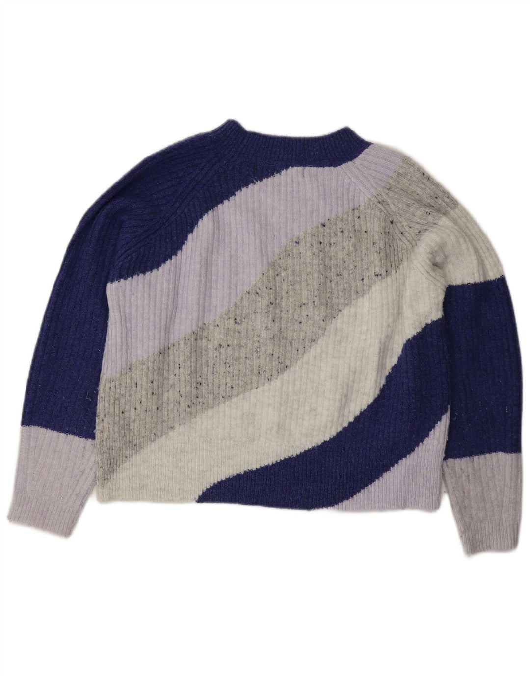 Marks & Spencer Suéter Corto con Cuello Redondo para Mujer UK 10 Small Multicolor