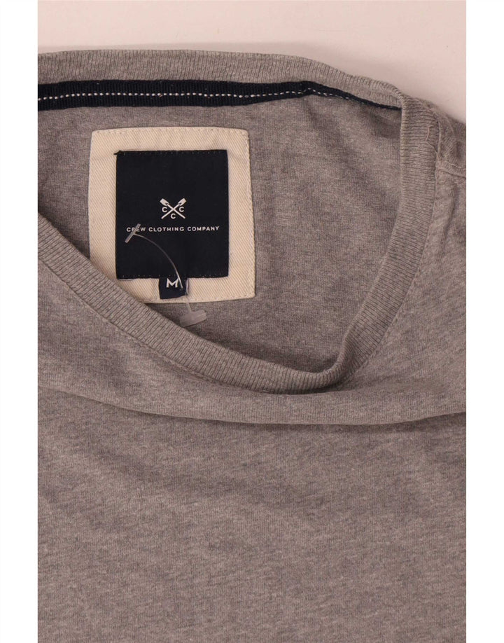 Crew Clothing Camiseta para hombre Top Algodón gris medio