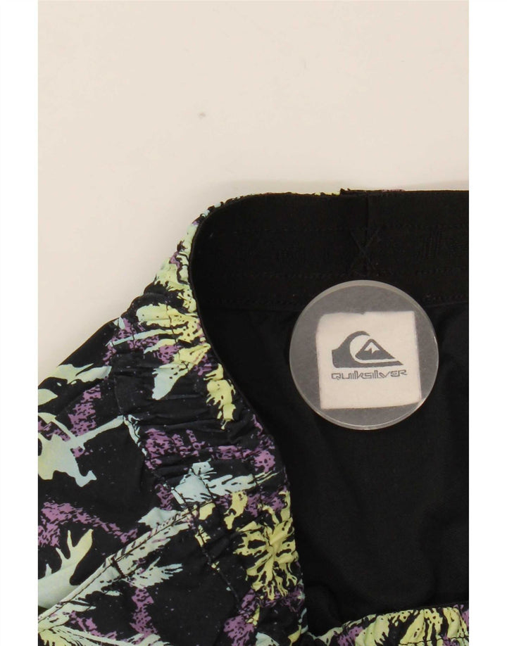 Quiksilver Bañador gráfico para niños 9-10 años Mediano Negro Poliéster