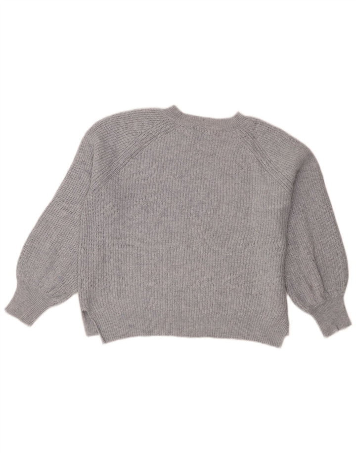Marks & Spencer Suéter Corto con Cuello Barco para Mujer UK 44 Azul Medio