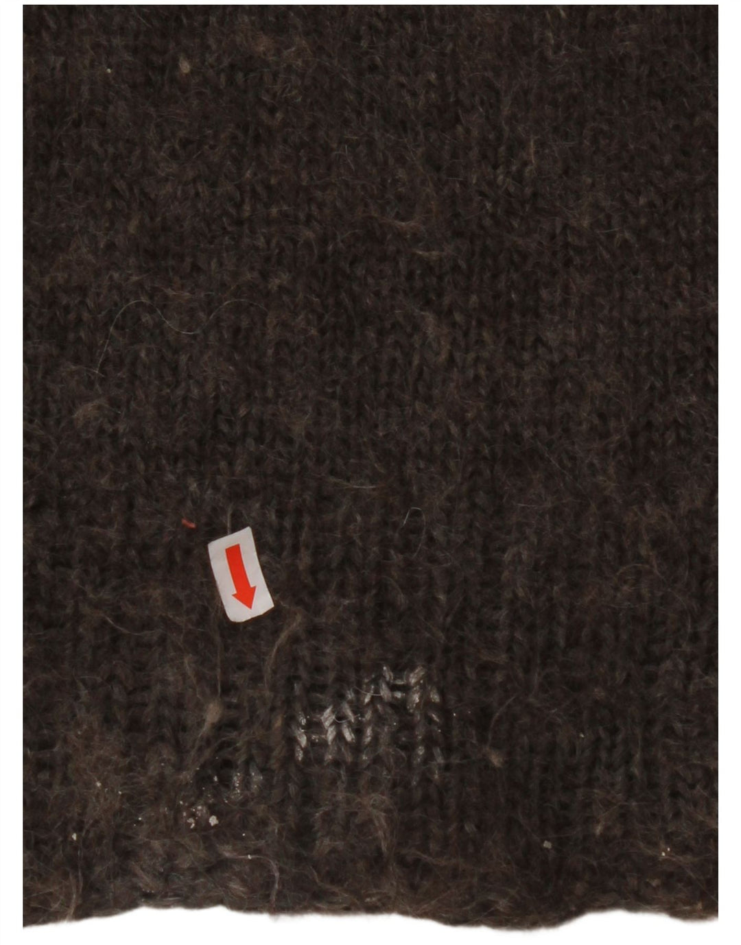 VINTAGE Chaleco para hombre Camiseta sin mangas Marrón medio Fair Isle