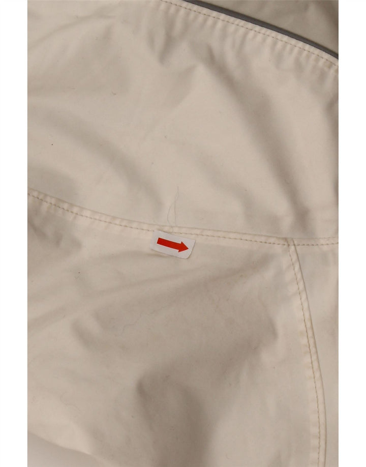 COLUMBIA Chaqueta cortavientos de titanio para mujer UK 40 Grande Blanco Colorblock