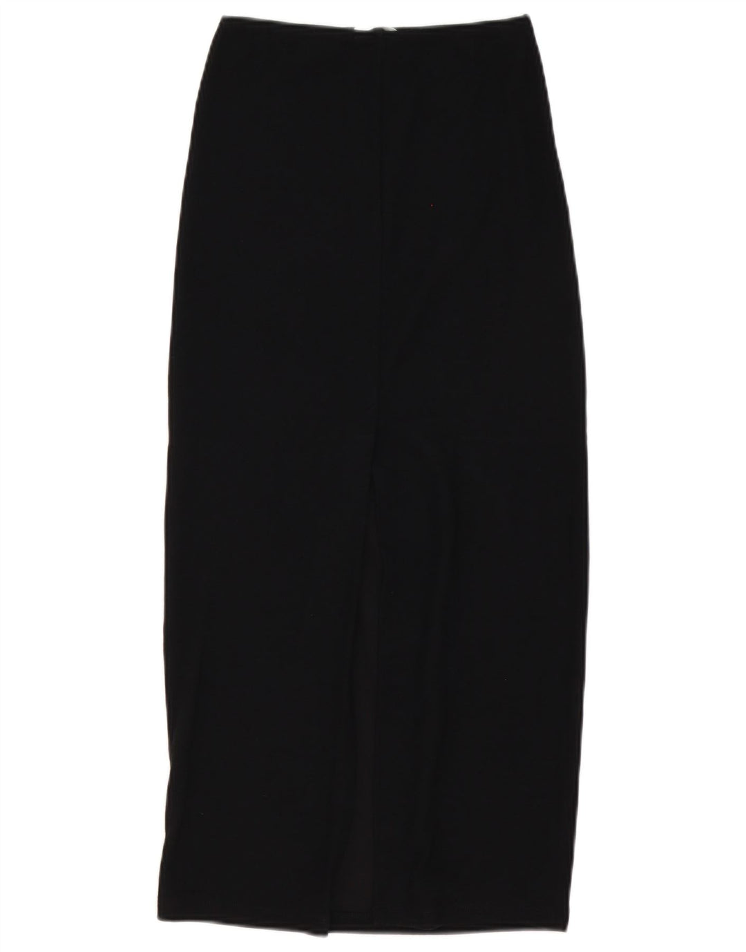 Zara Mujer Falda Midi Pequeña W28 Negro