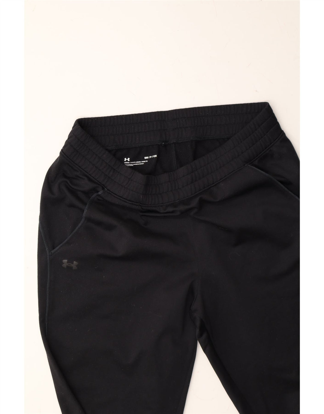 UNDER ARMOUR Womens Tracksuit Trousers UK 10 Small Black Polyester Vintage Under Armour and Second-Hand Under Armour from Messina Hembry 