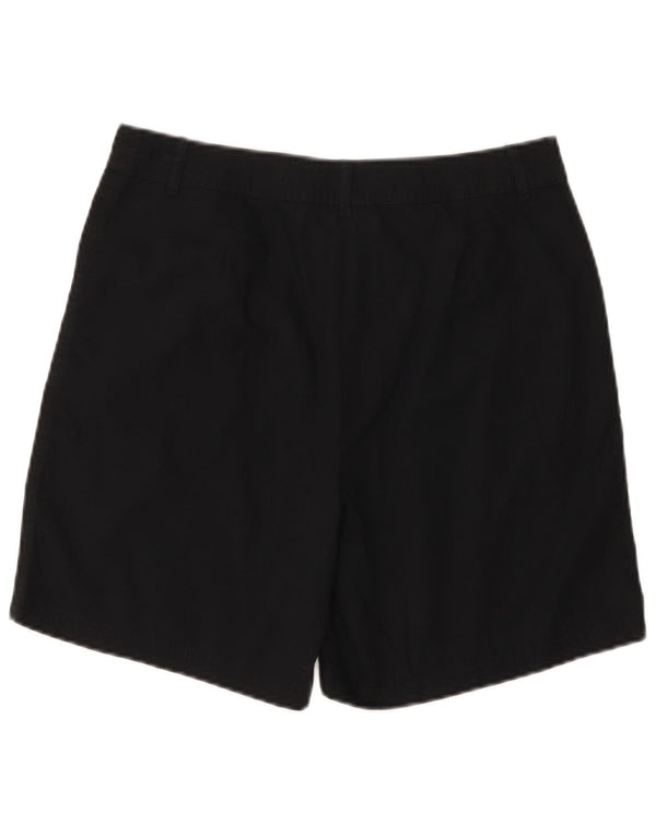 Marks & Spencer Pantalones cortos casuales para mujer UK 10 Small W30 Algodón negro
