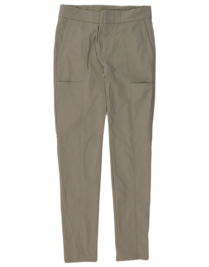 ATHLETA Pantalones cargo ajustados para mujer US 2 XS W29 L29 Nylon gris