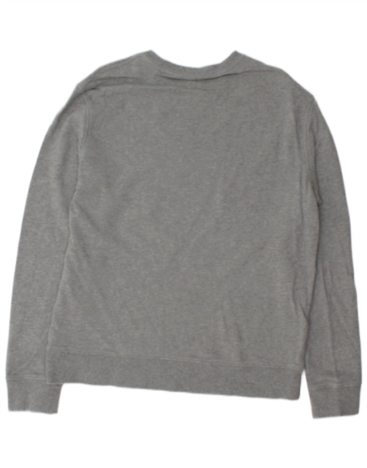 Marks & Spencer Hombre Sudadera Jumper Grande Gris Algodón