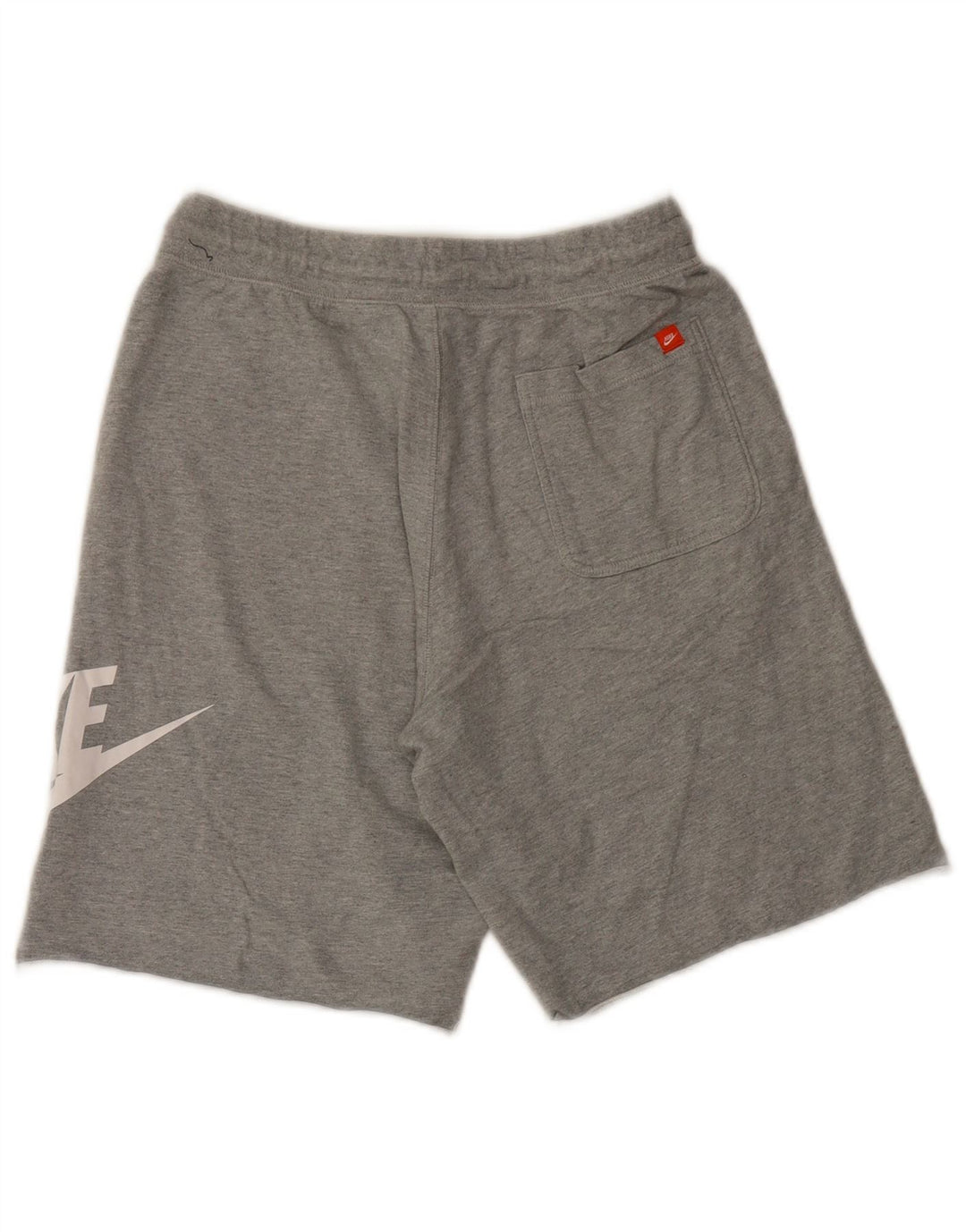 Pantalones cortos deportivos con estampado gráfico de algodón moteado en gris medio para hombre Nike