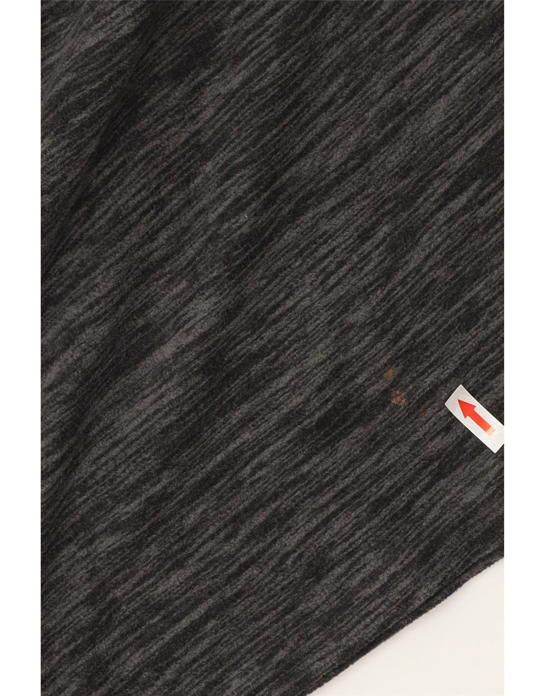 MOUNTAIN WAREHOUSE Jersey de forro polar con cuello y cremallera para hombre grande gris a rayas