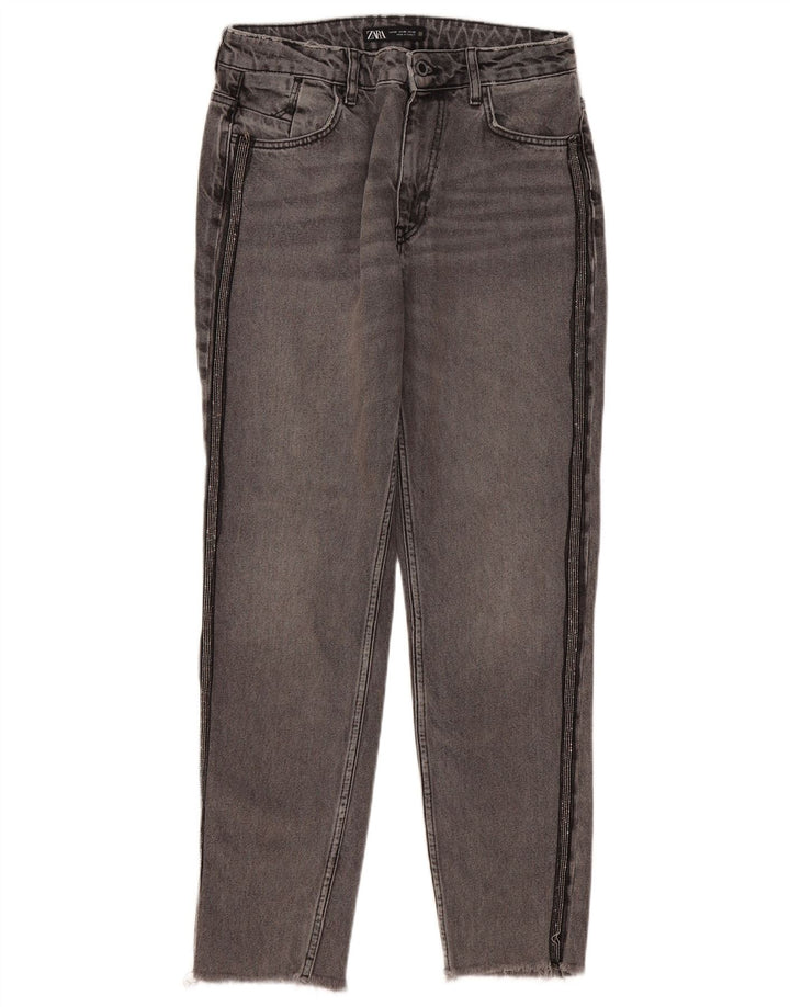 Zara Jeans Slim para Mujer EU 38 Small W28 L28 Gris