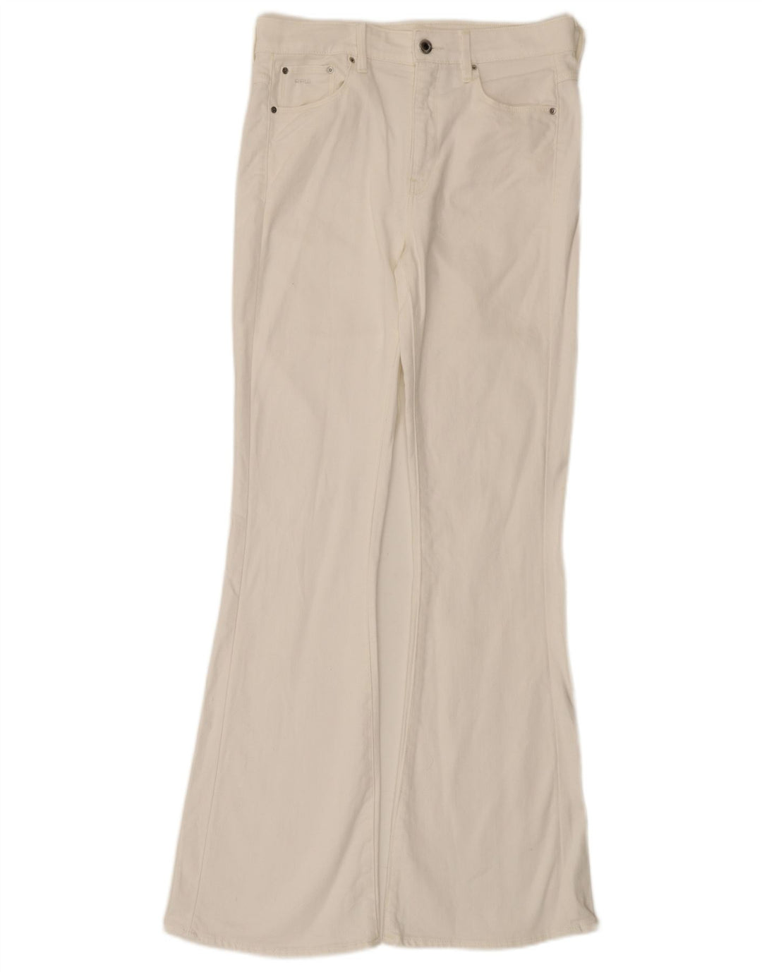 Vaqueros acampanados de talle alto 3301 de G-Star para mujer W30 L33 Blanco