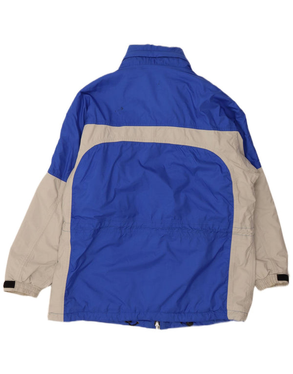 HIGH COLORADO Abrigo cortavientos extragrande para mujer EU 44 XL Bloque de color azul