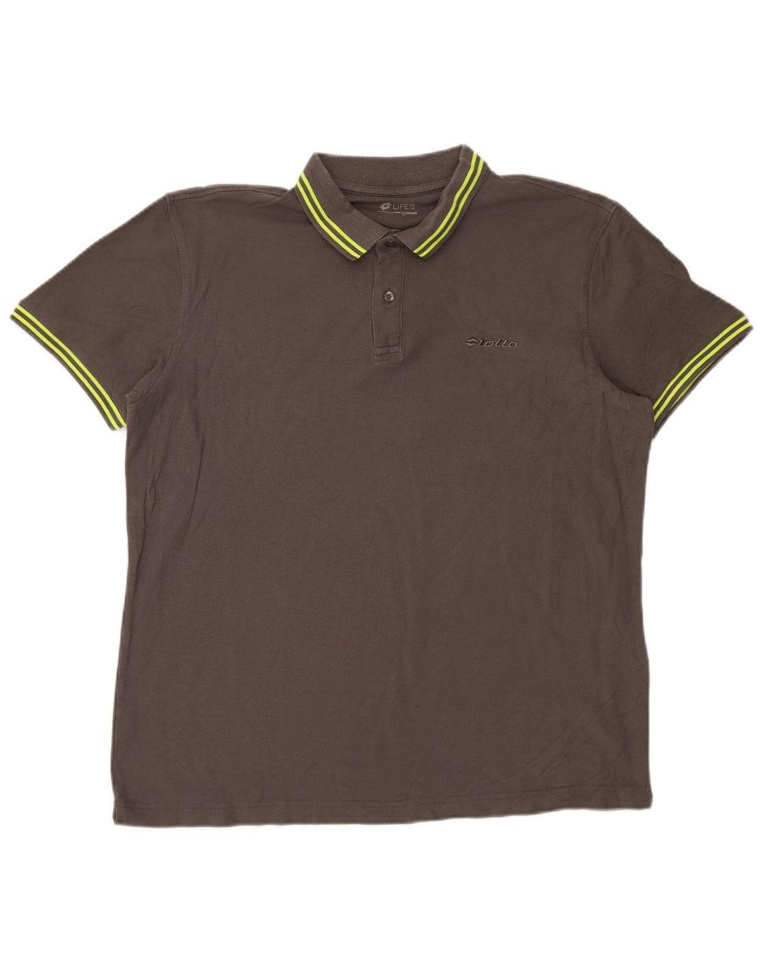 Polo Lotto Hombre XL Gris