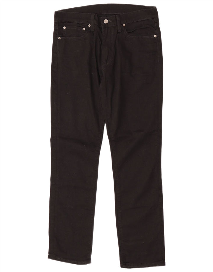 Levi's Hombre 511 Slim Jeans W33 L32 Algodón Negro