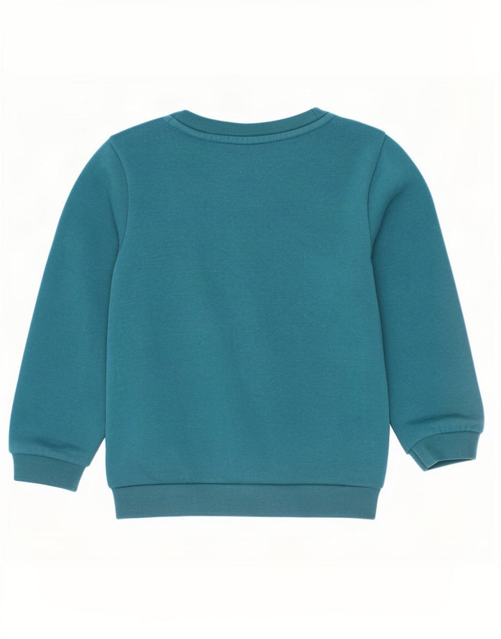Puma Boys Graphic Sudadera Jumper 2-3 años Verde Algodón