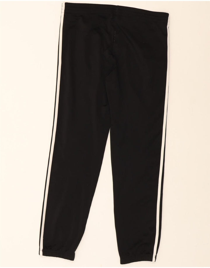ADIDAS Boys Tracksuit Trousers Joggers 13-14 Years Black Polyester Vintage Adidas and Second-Hand Adidas from Messina Hembry 