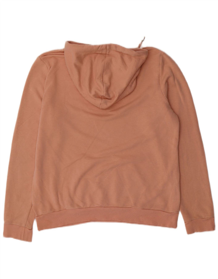 PUMA Sudadera con capucha gráfica para mujer Reino Unido 14 Grande Rosa