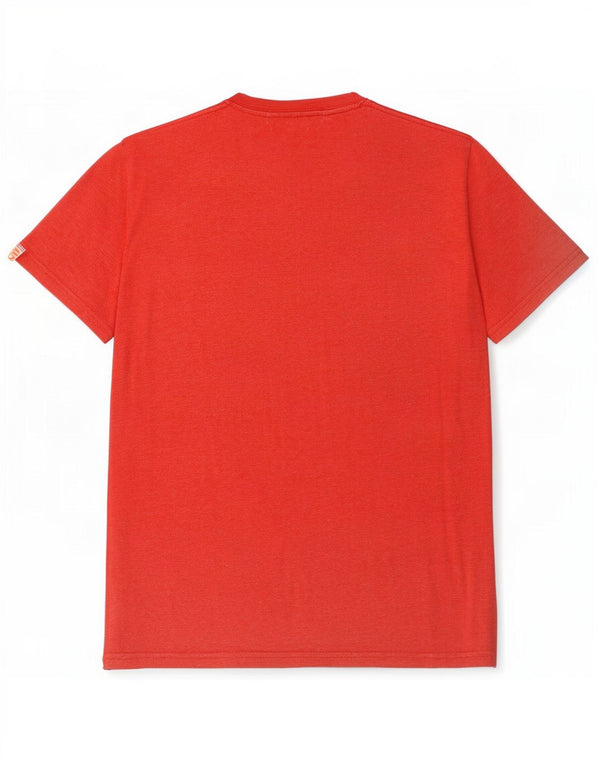 Superdry Camiseta con gráfico para hombre, talla grande, poliéster rojo