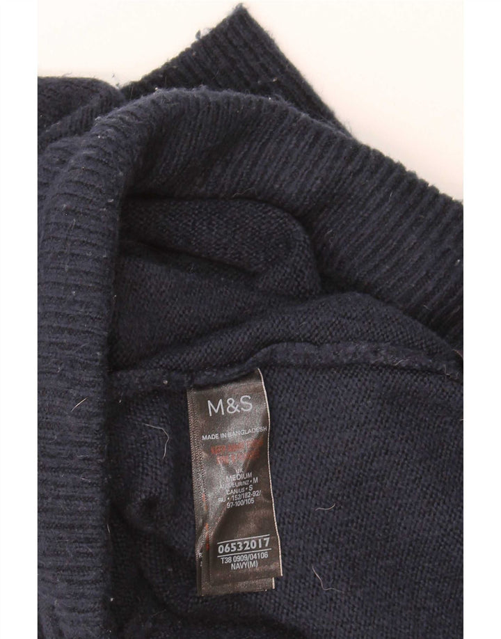 Marks & Spencer Pantalones de chándal para Mujer Joggers UK 44 Medium Azul Marino