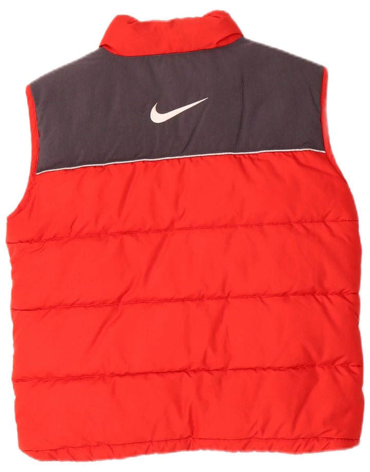 Nike Chaleco acolchado con gráfico para niños 10-11 años Poliéster color block rojo mediano