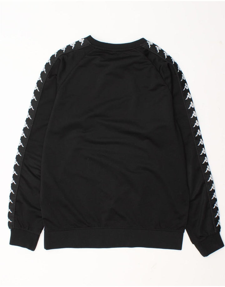 Kappa Hombre Graphic Sudadera Jumper Medium Negro Poliéster