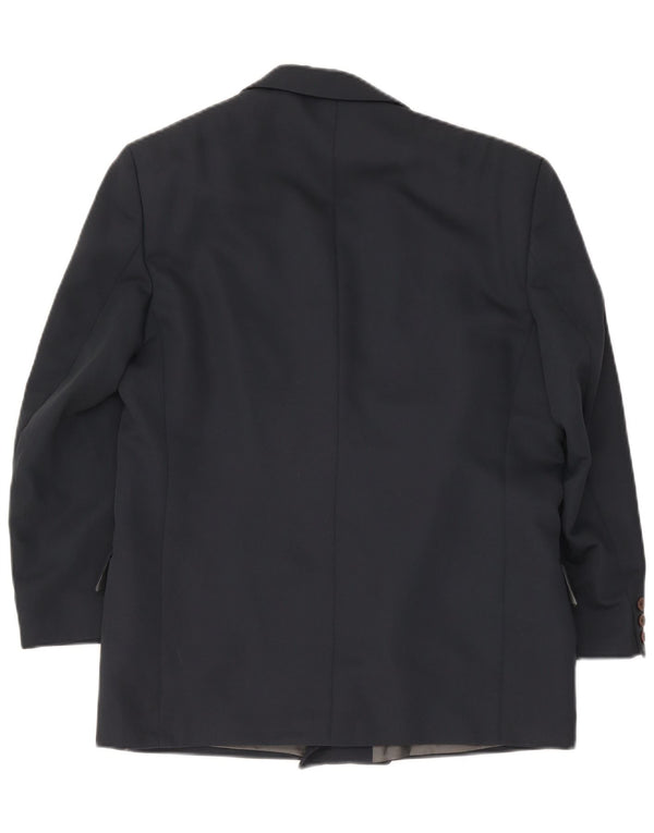 Renato Cavalli Chaqueta tipo blazer con doble botonadura para hombre UK 38 Medium Azul marino