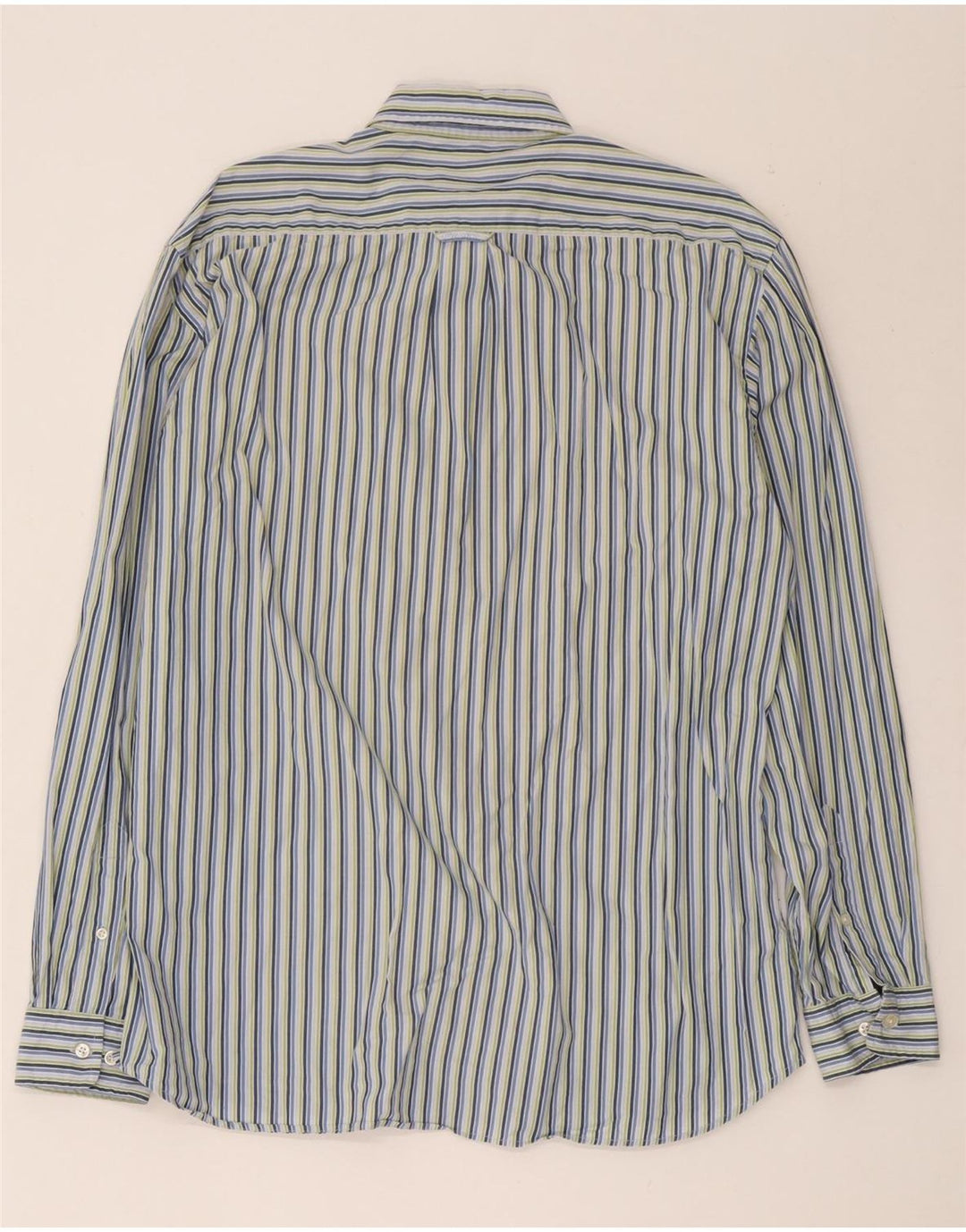 Camisa Gant Regular Fit De Algodón A Rayas Azul Grande |